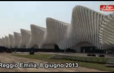 Prodi e Bersani all’inaugurazione della stazione Tav Mediopadana di Reggio Emilia