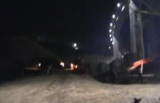 Video della notte al cantiere