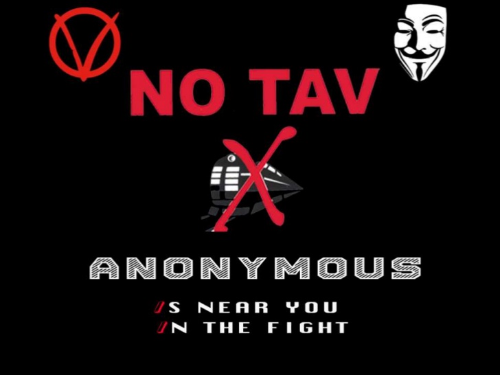 Anonymous&NoTav: si lotta dappertutto