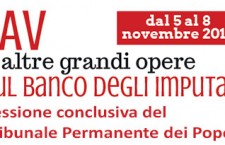 Dal 5 al 8 novembre 2015 la sessione conclusiva del Tribunale Permanente dei Popoli