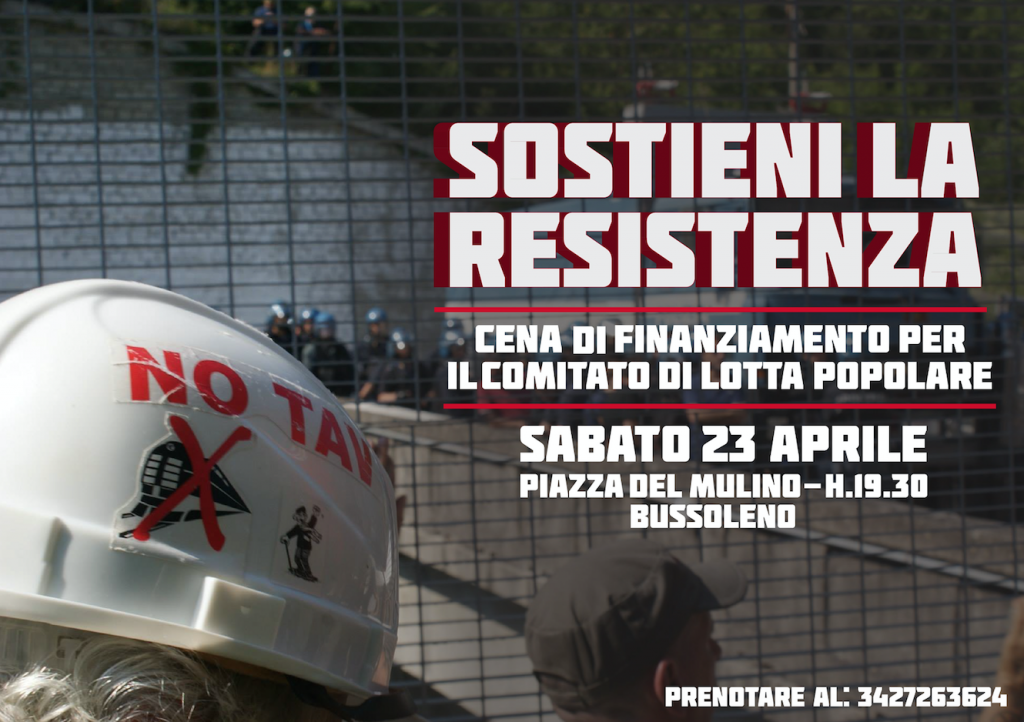 SOSTIENI LA RESISTENZA! Cena a sostegno del Comitato di Lotta Popolare