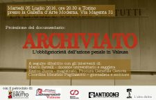 5/7 presentazione documentario “Archiviato. L’obbligatorietà dell’azione penale in Valsusa”