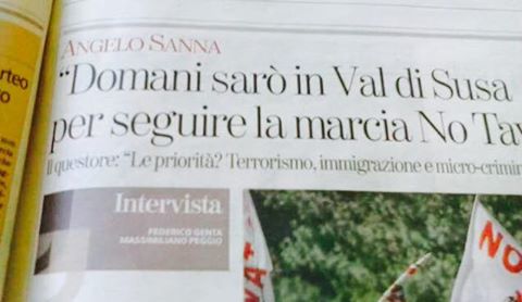 Il nuovo questore in gita in Valsusa