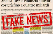 Il Sole 24 ore la spara grossa: fake news sulla rinuncia al TAV