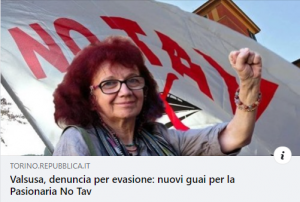 Nicoletta denunciata per evasione, ennesima vergogna della questura torinese