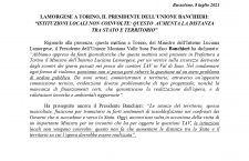Lamorgese a Torino: comunicato stampa dell’Unione Montana Valle Susa
