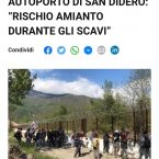 Rischio amianto al cantiere-fortino di San Didero