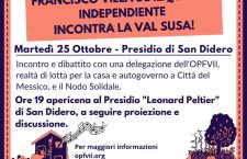 25/10: l’Organizacion Popular Francisco Villa de Izquierda incontra la Valsusa al Presidio di San Didero