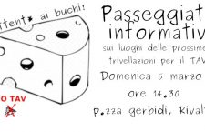 RIVALTA, DOMENICA 5/03 H 14.30 – PASSEGGIATA IMFORMATIVA