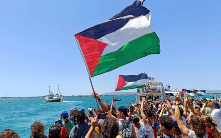 Il Movimento No Tav era, è e sarà sempre al fianco della resistenza palestinese: sosteniamo la Global Sumud Flotilla!