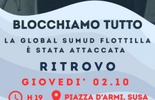 Giovedì 02/10 ore 19,00 – Piazza d’Armi (Susa): blocchiamo tutto!