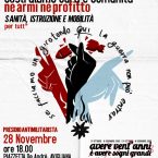 Venerdì 28 ottobre alle ore 18.00 Presidio Antimilitarista in Piazzetta De André ad Avigliana