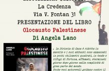 Mercoledì 07/01 – Bussoleno: presentazione del libro “olocausto palestinese” di Angela Lano
