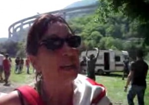 GUARDA VIDEO SI PREPARA AREA RISTORO PER CORTEO