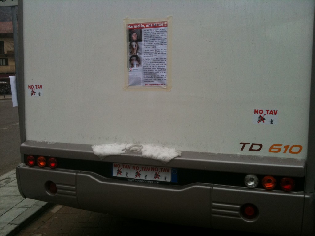 Il camper “informativo” della Provincia a Condove…