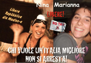 Nina e Marianna Libere! Fiaccolata Chiomonte 19/9 h.21 [diretta, foto e VIDEO]