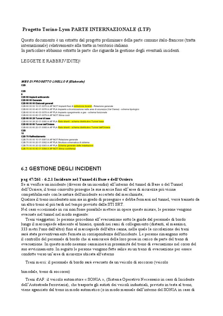 LA GALLERIA DEGLI ORRORI- FILE ORIGINALE PROGETTI LTF