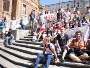 5 NO TAV a Roma. Cronaca di una giornata.